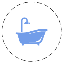 bathtub vector