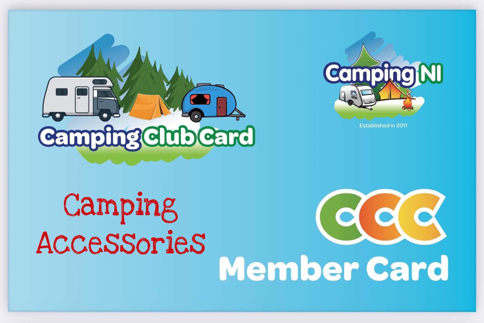 Club discounts on camping accessories CampingNI