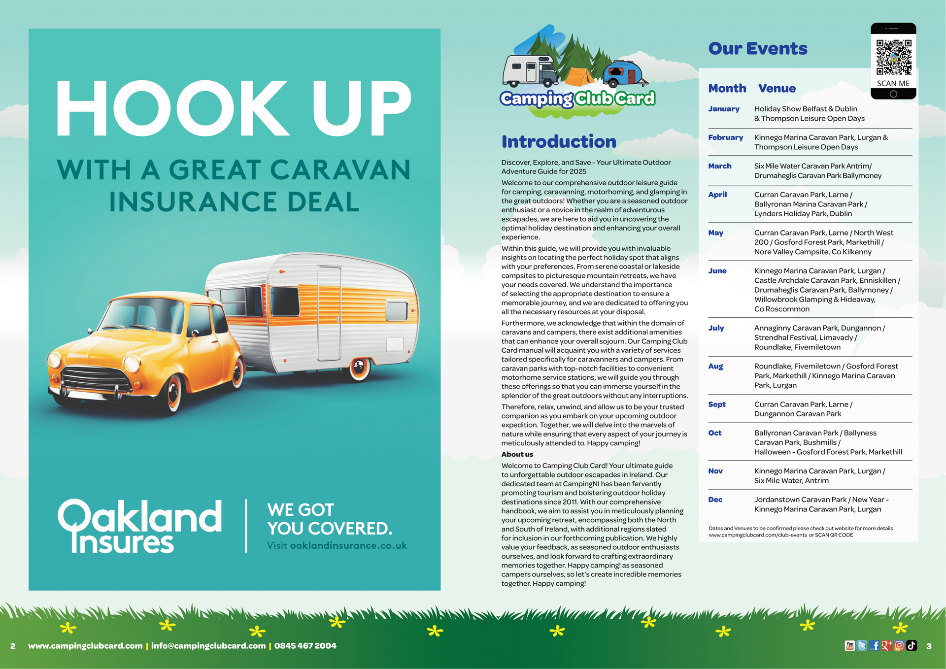 Camping Club Card by CampingNI Guide 2025 