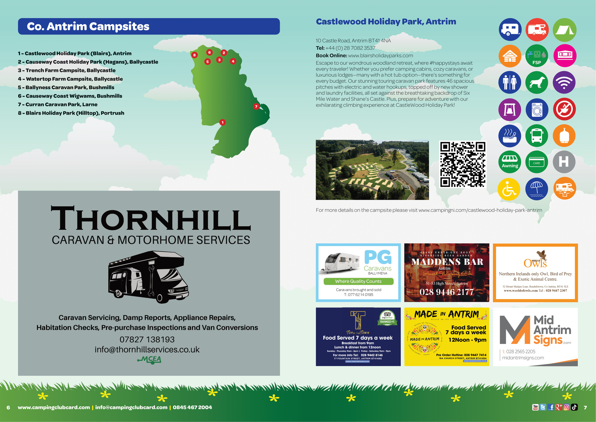 Camping Club Card by CampingNI Guide 2025 