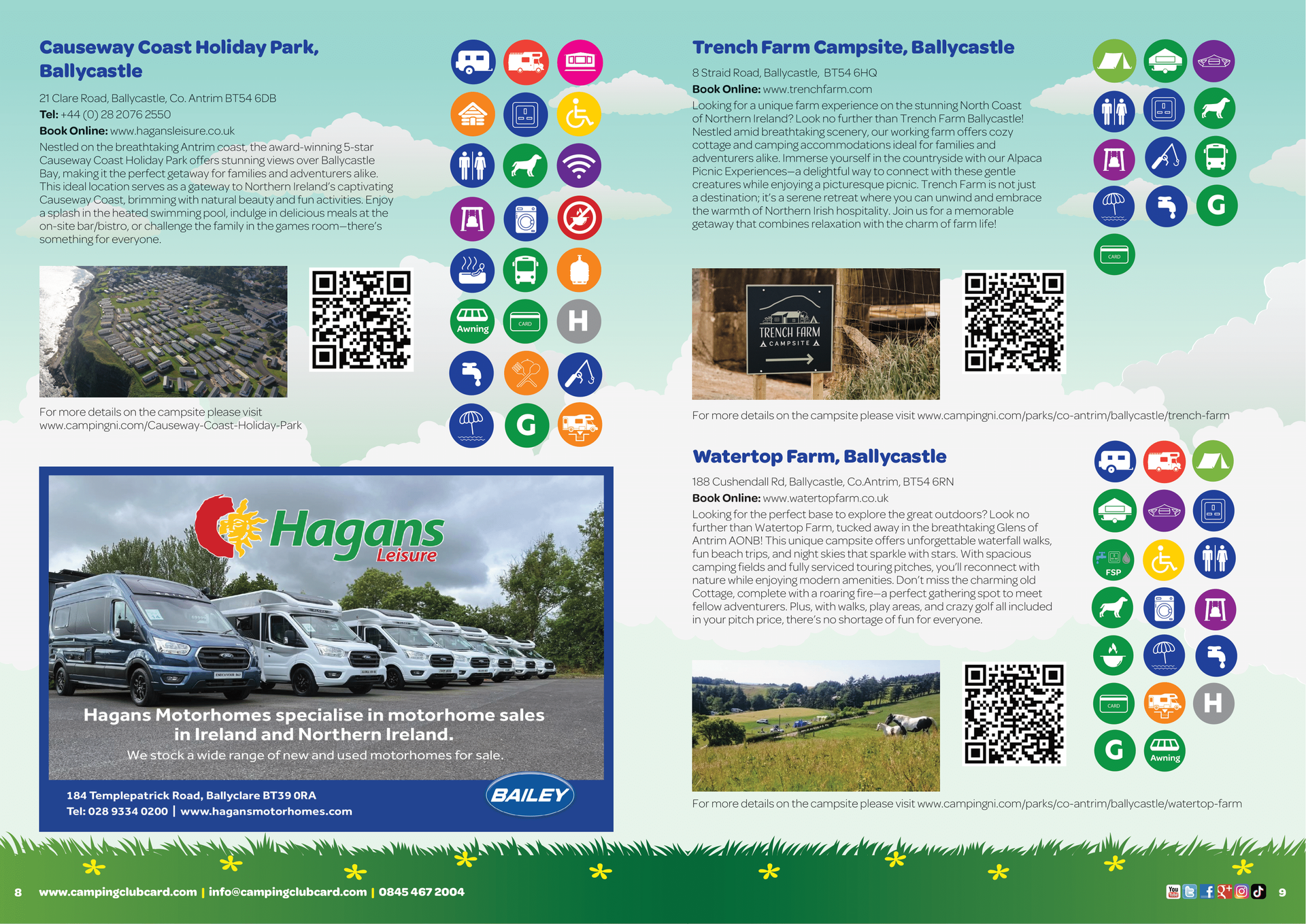 Camping Club Card by CampingNI Guide 2025 