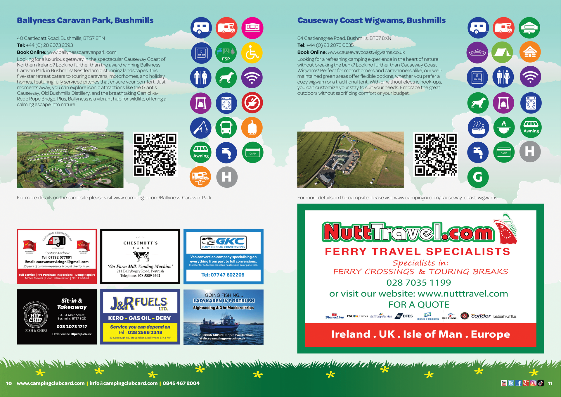 Camping Club Card by CampingNI Guide 2025 