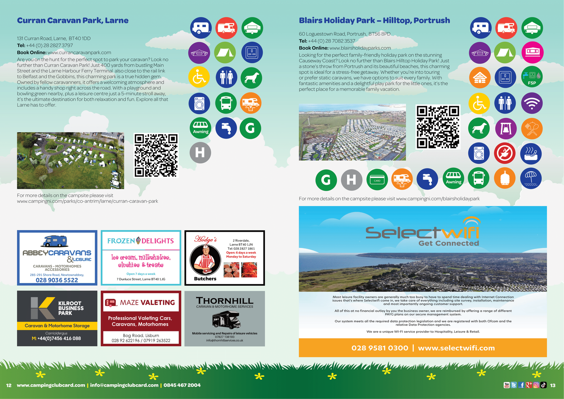 Camping Club Card by CampingNI Guide 2025 