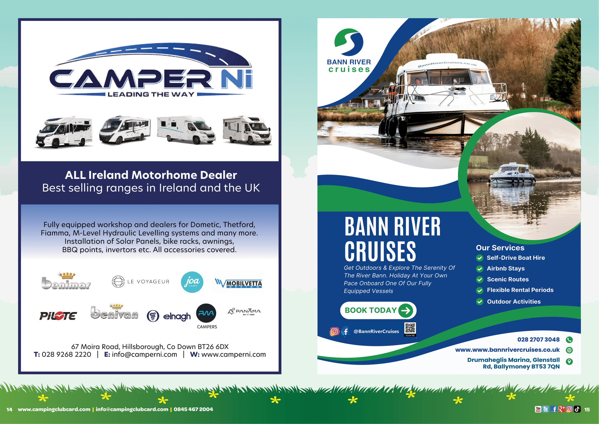 Camping Club Card by CampingNI Guide 2025 