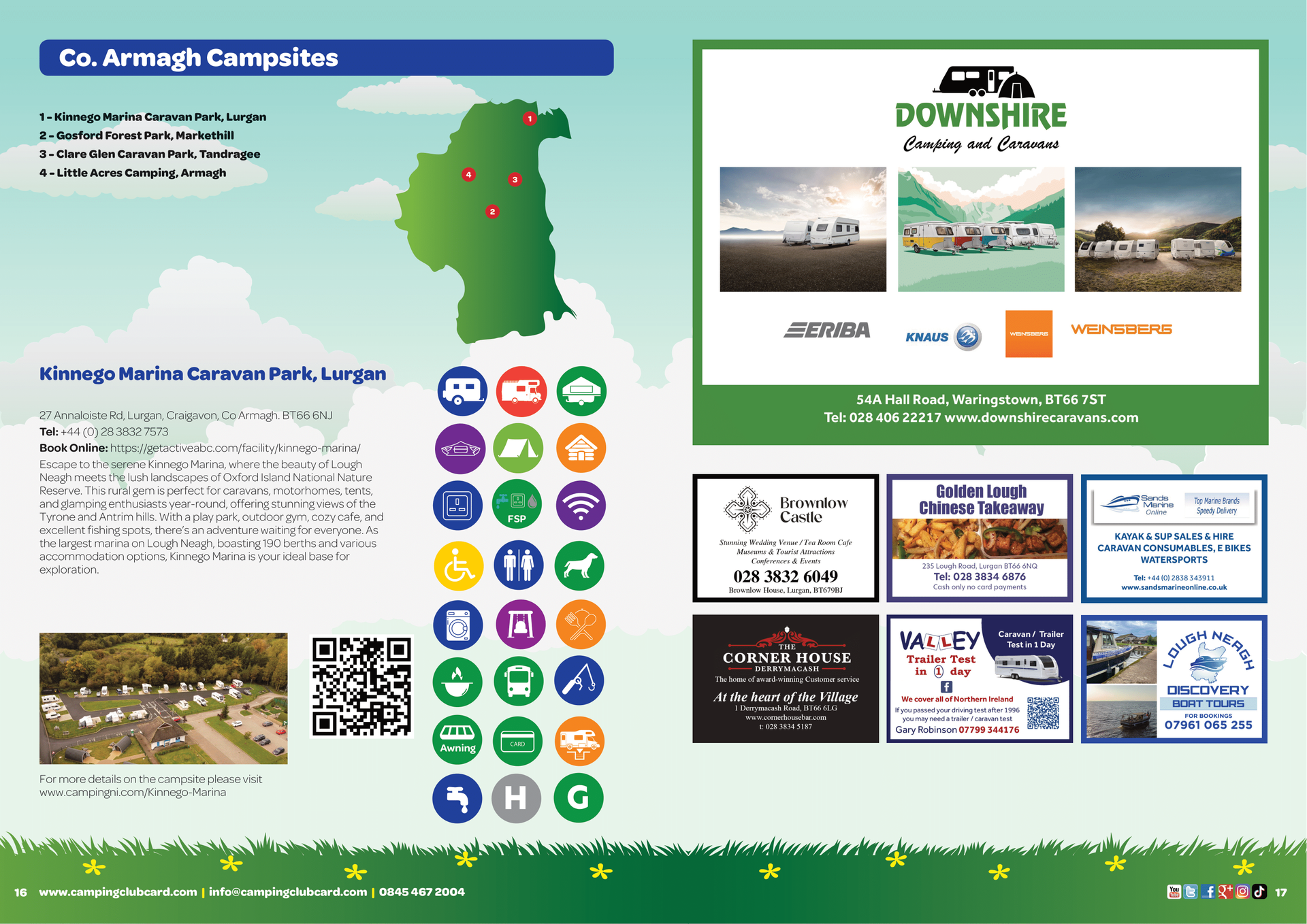 Camping Club Card by CampingNI Guide 2025 
