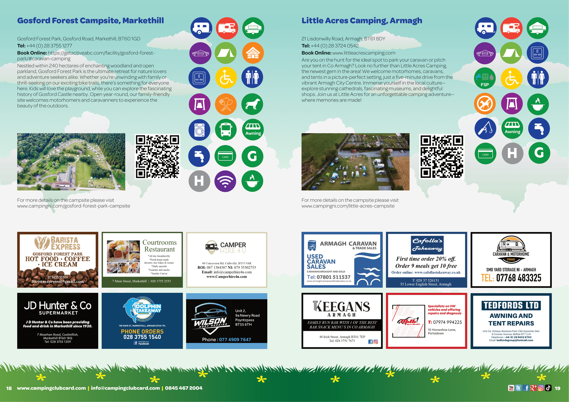 Camping Club Card by CampingNI Guide 2025 