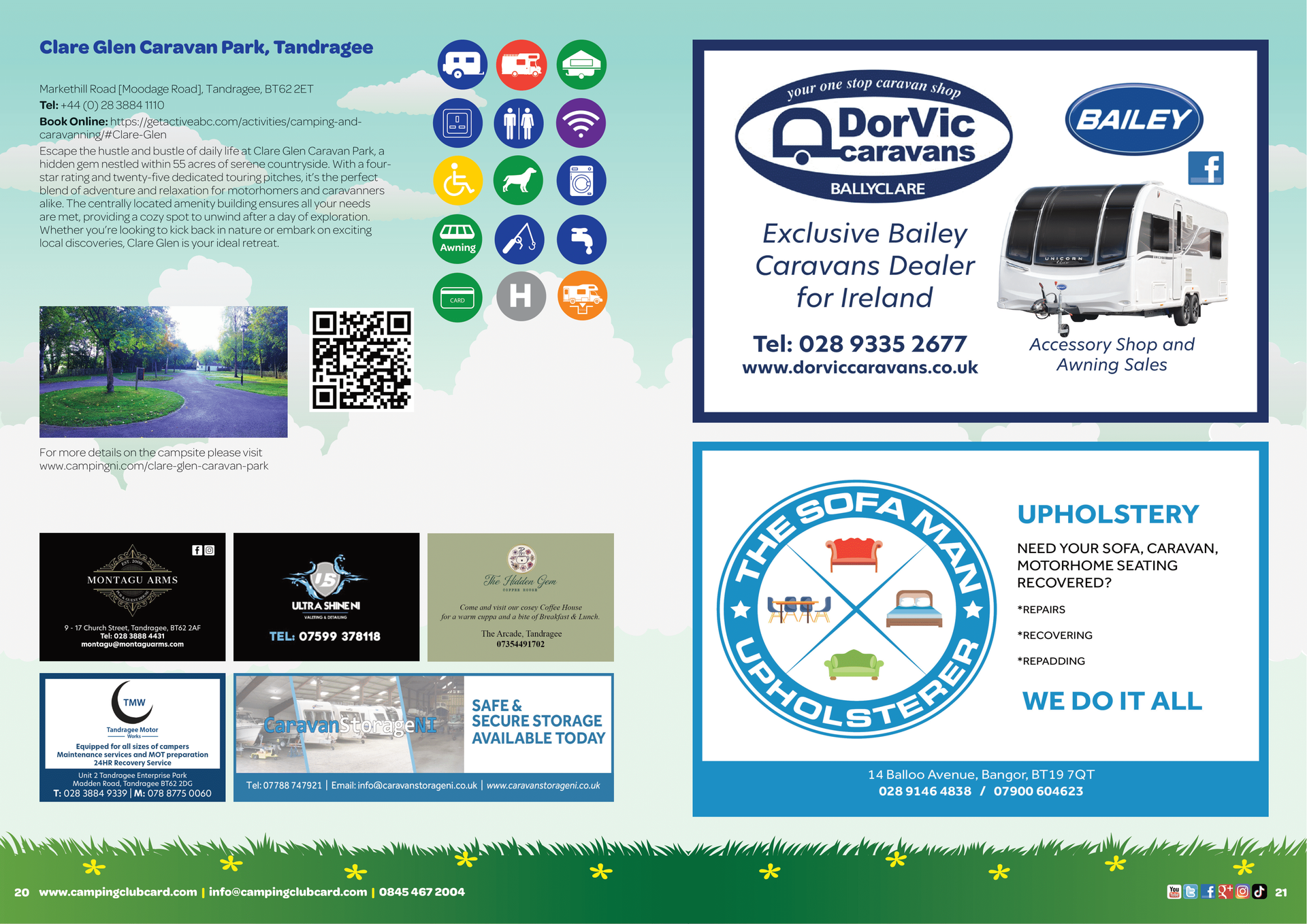 Camping Club Card by CampingNI Guide 2025 
