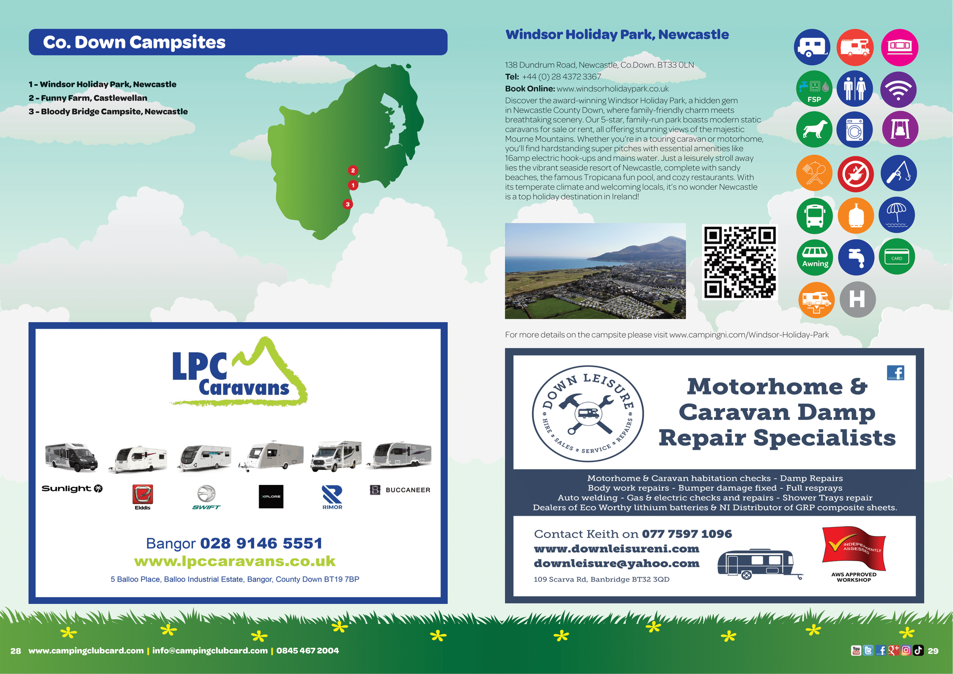 Camping Club Card by CampingNI Guide 2025 