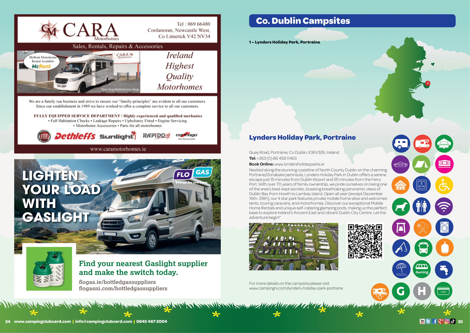 Camping Club Card by CampingNI Guide 2025 