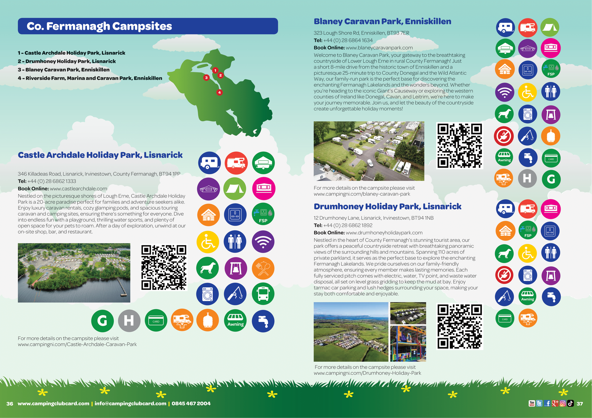 Camping Club Card by CampingNI Guide 2025 