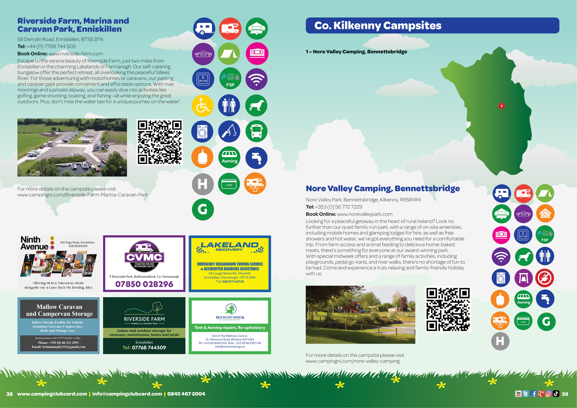 Camping Club Card by CampingNI Guide 2025 