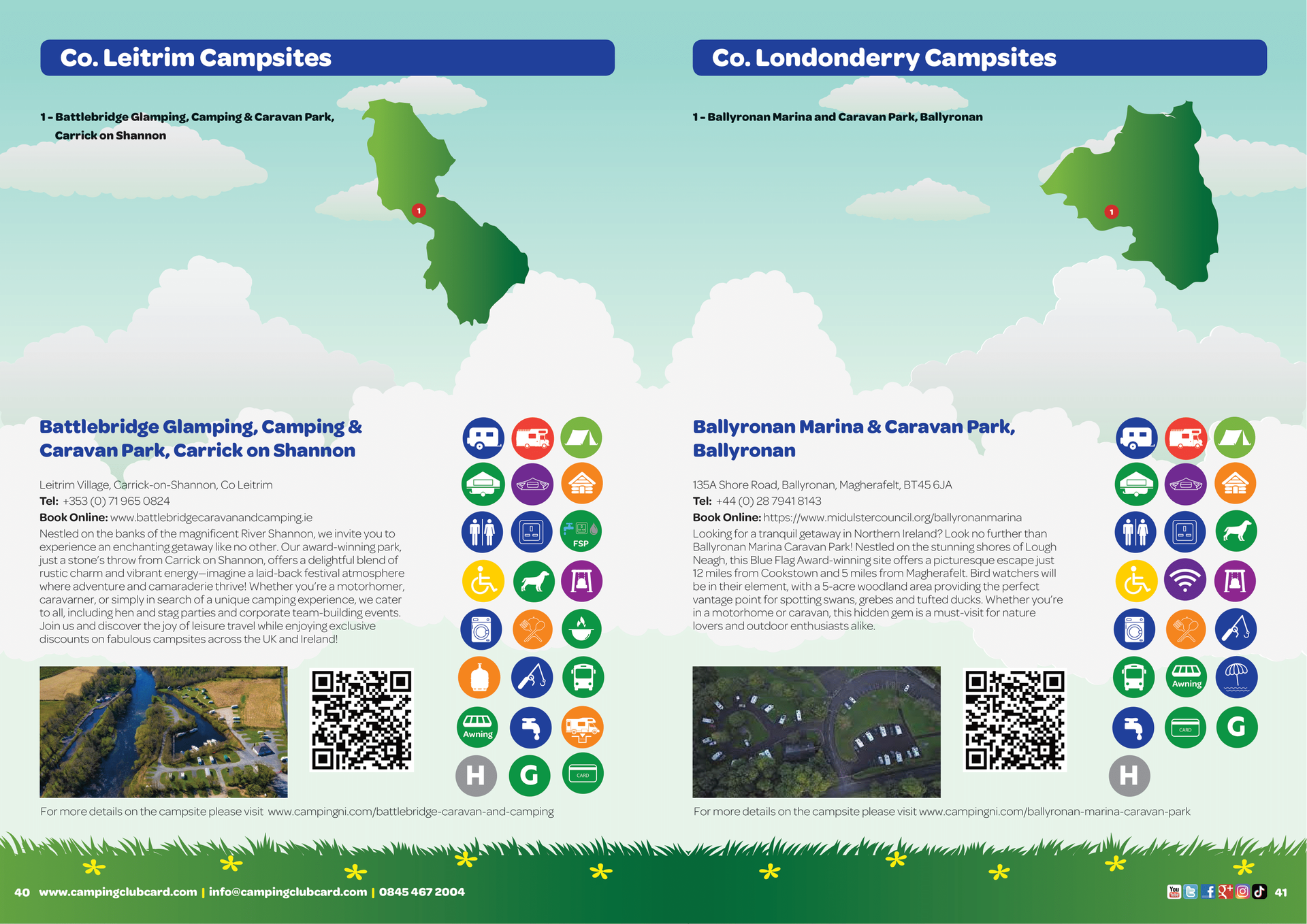 Camping Club Card by CampingNI Guide 2025 