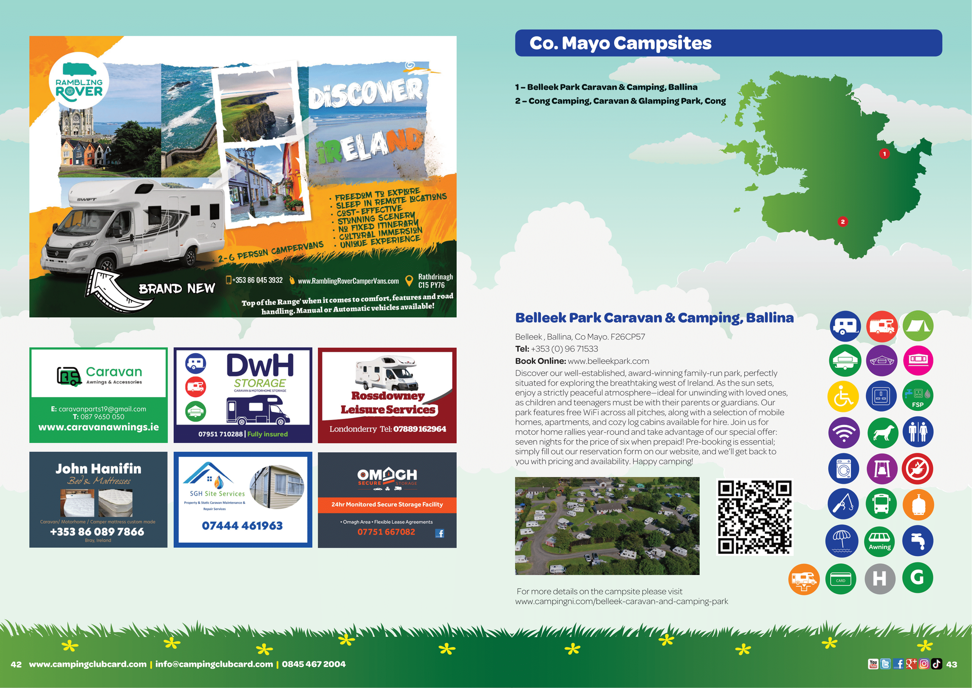 Camping Club Card by CampingNI Guide 2025 