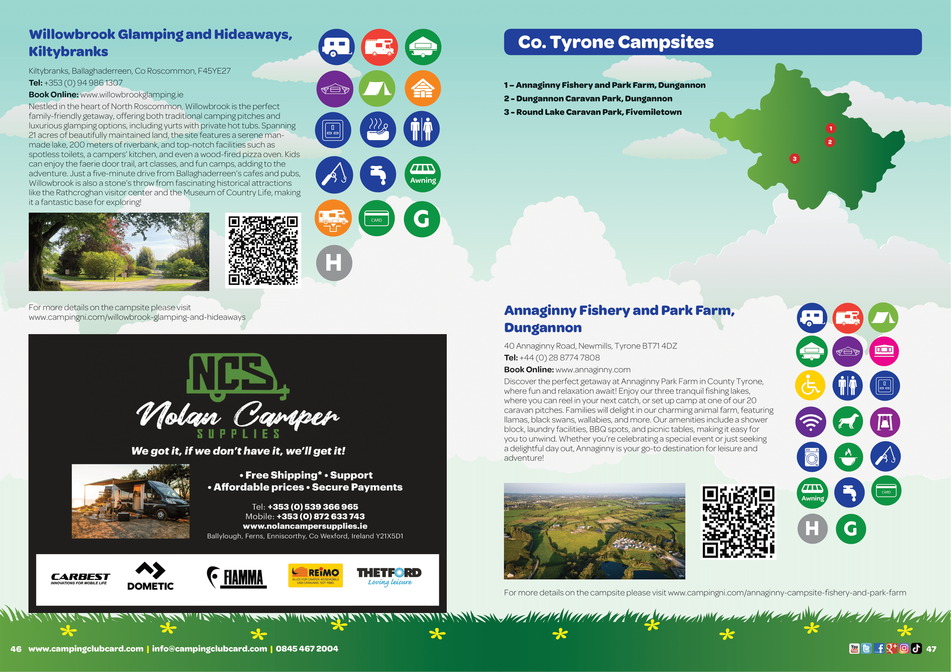 Camping Club Card by CampingNI Guide 2025 