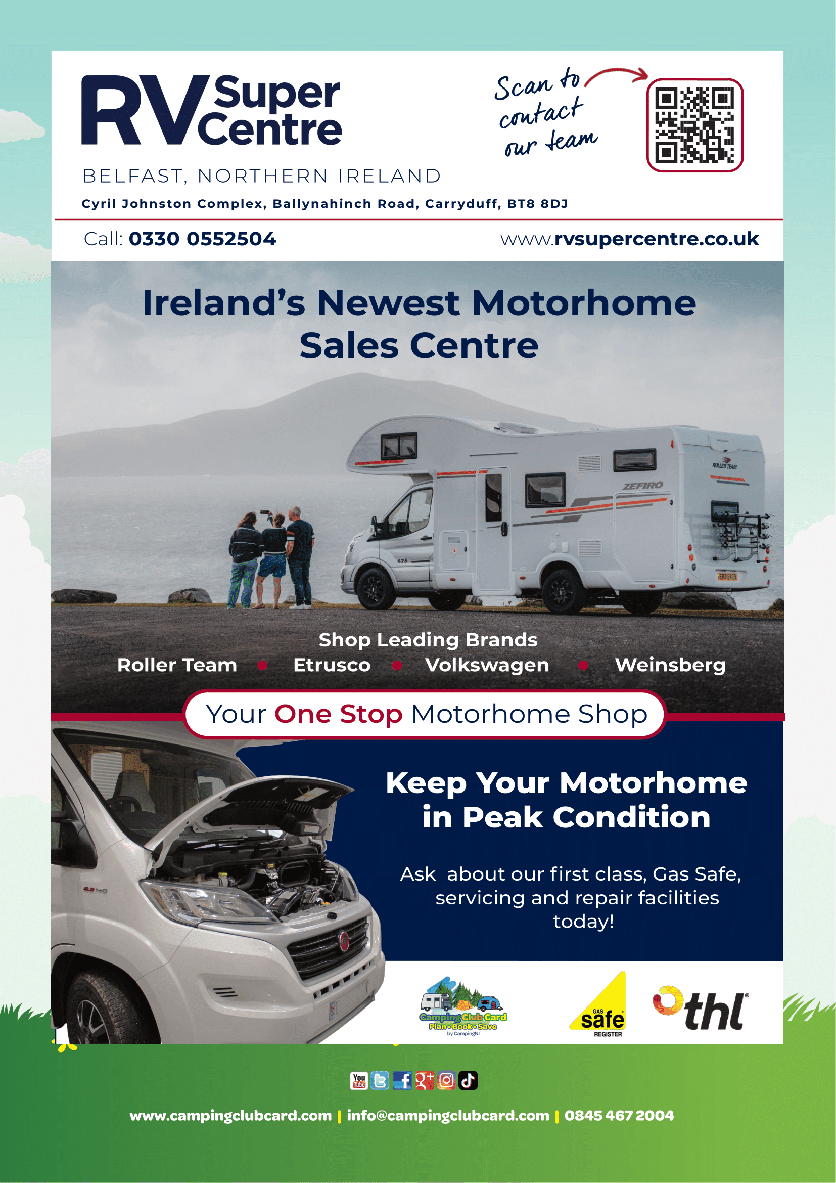 Camping Club Card by CampingNI Guide 2025 