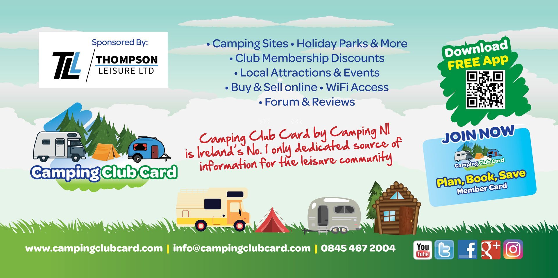 Join CampingNI club membership now