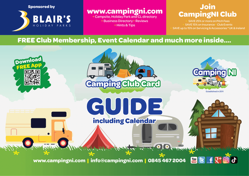 CampingNI Calendar advertising