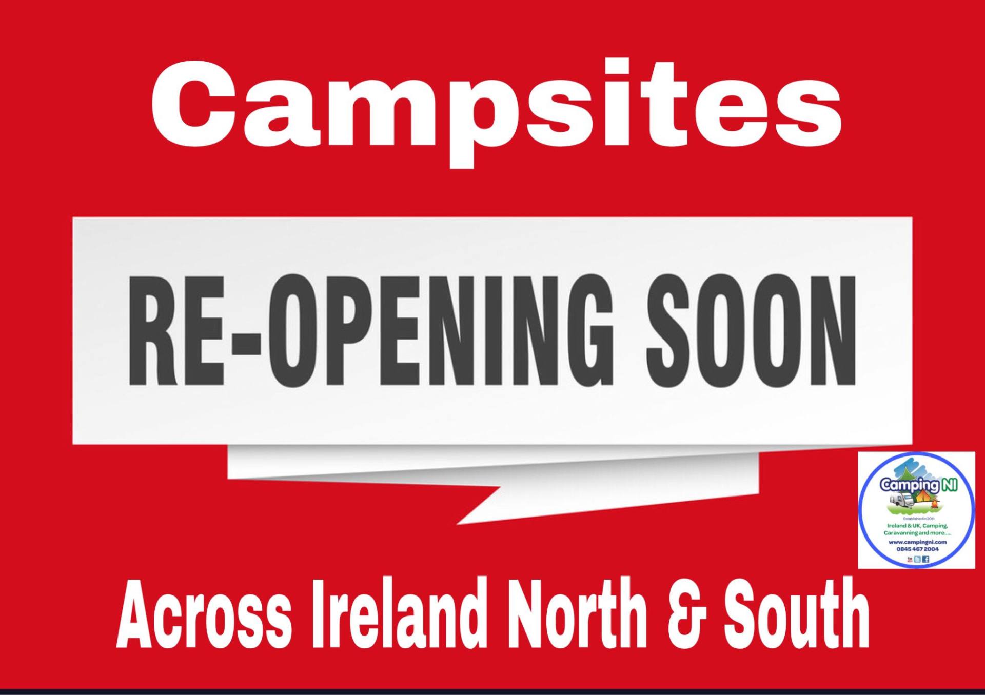 Campsite get ready to reopen CampingNI