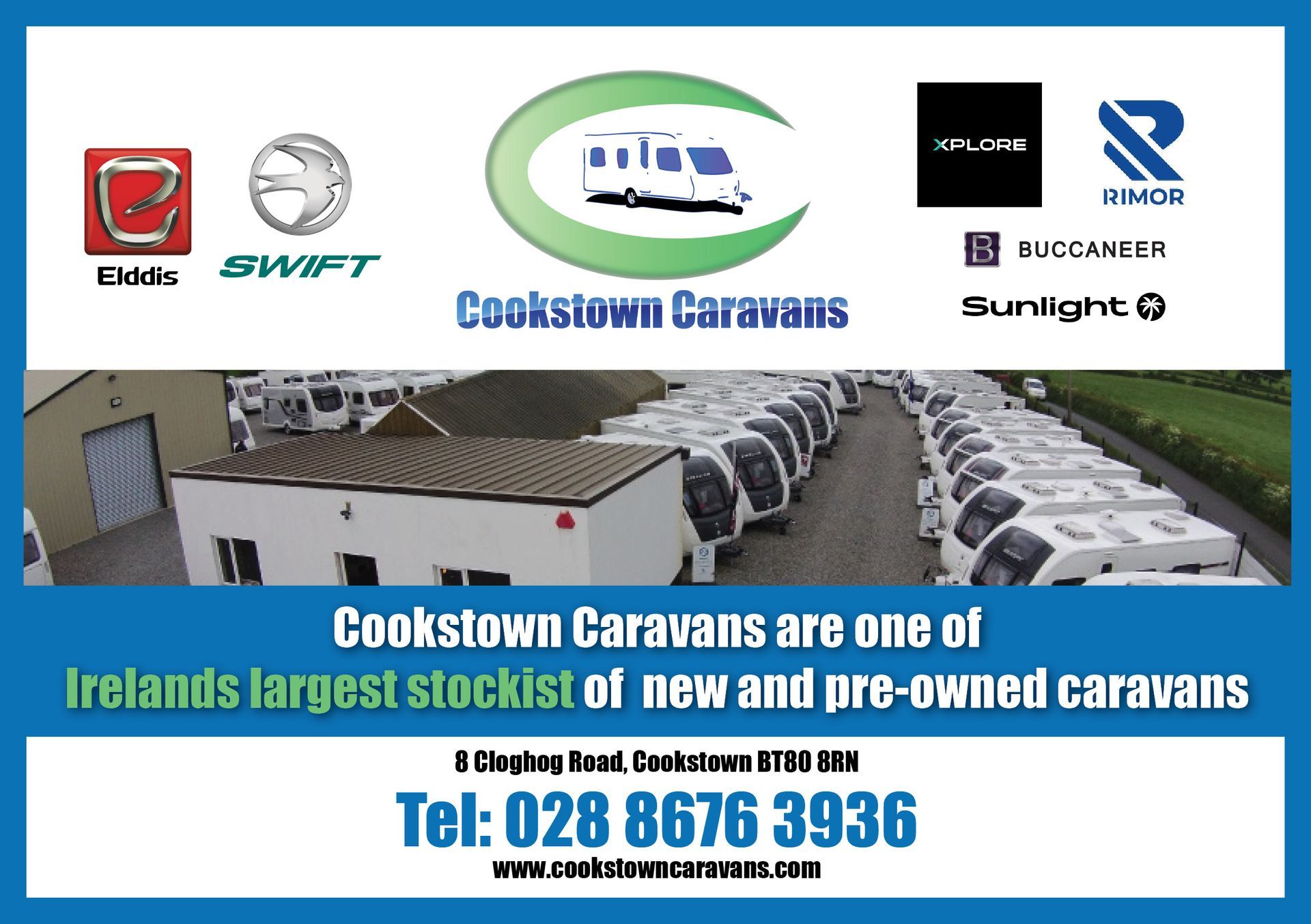 Cookstown Caravans Camping Club Card by CampingNI Cookstown Caravans Camping Club Card by CampingNI