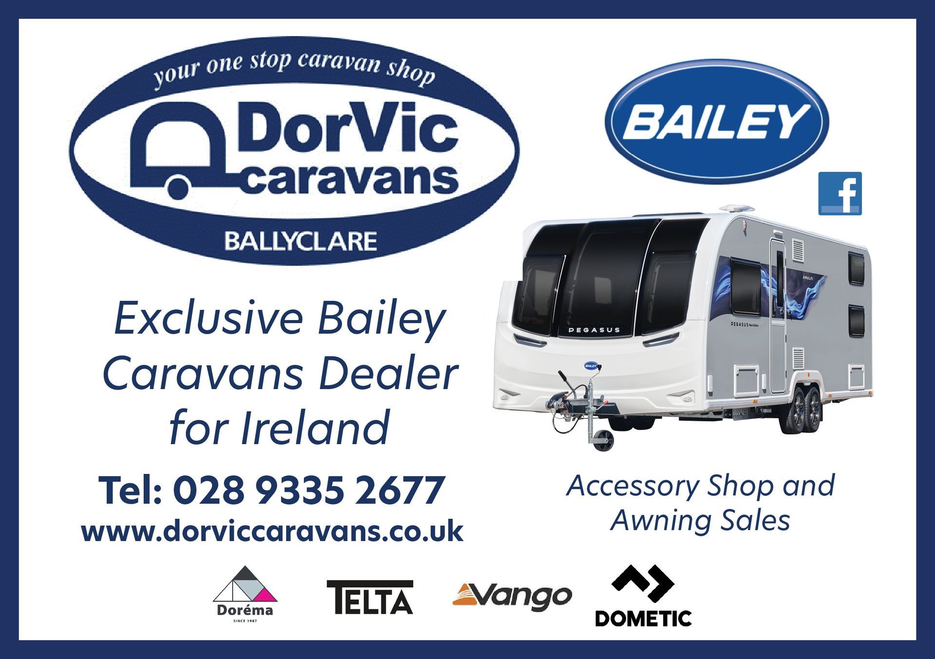 Dorvic Caravans Camping Club Card by CampingNI