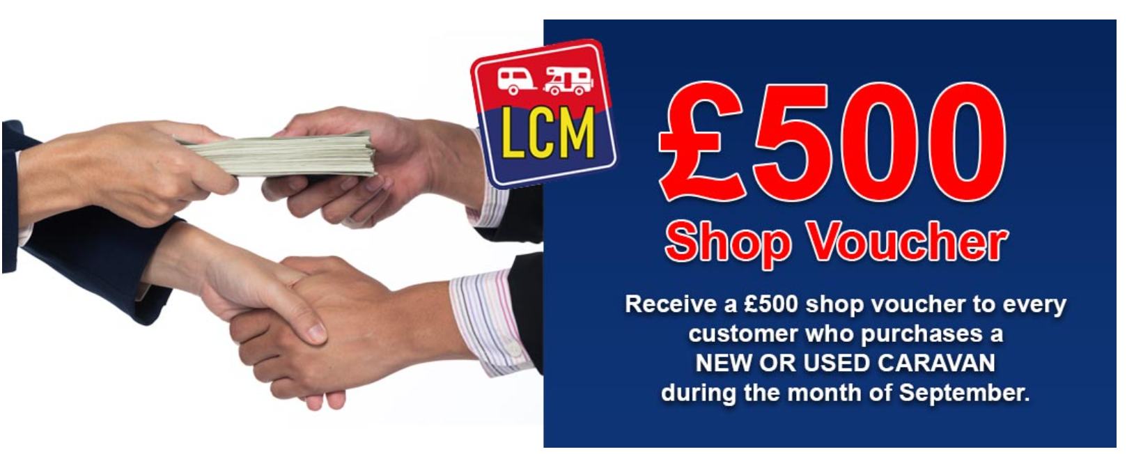 Lisburn Caravans & Motorhomes 10 day mega sale Camping Club Card by CampingNI
