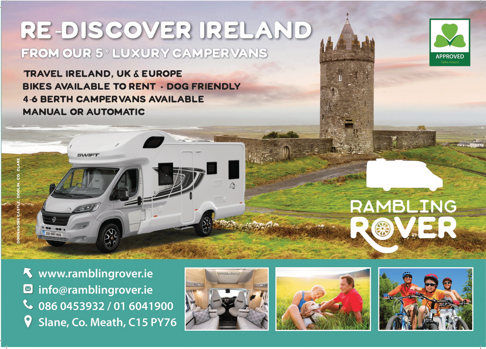 Rambling Rover - Camping Club Card by CampingNI