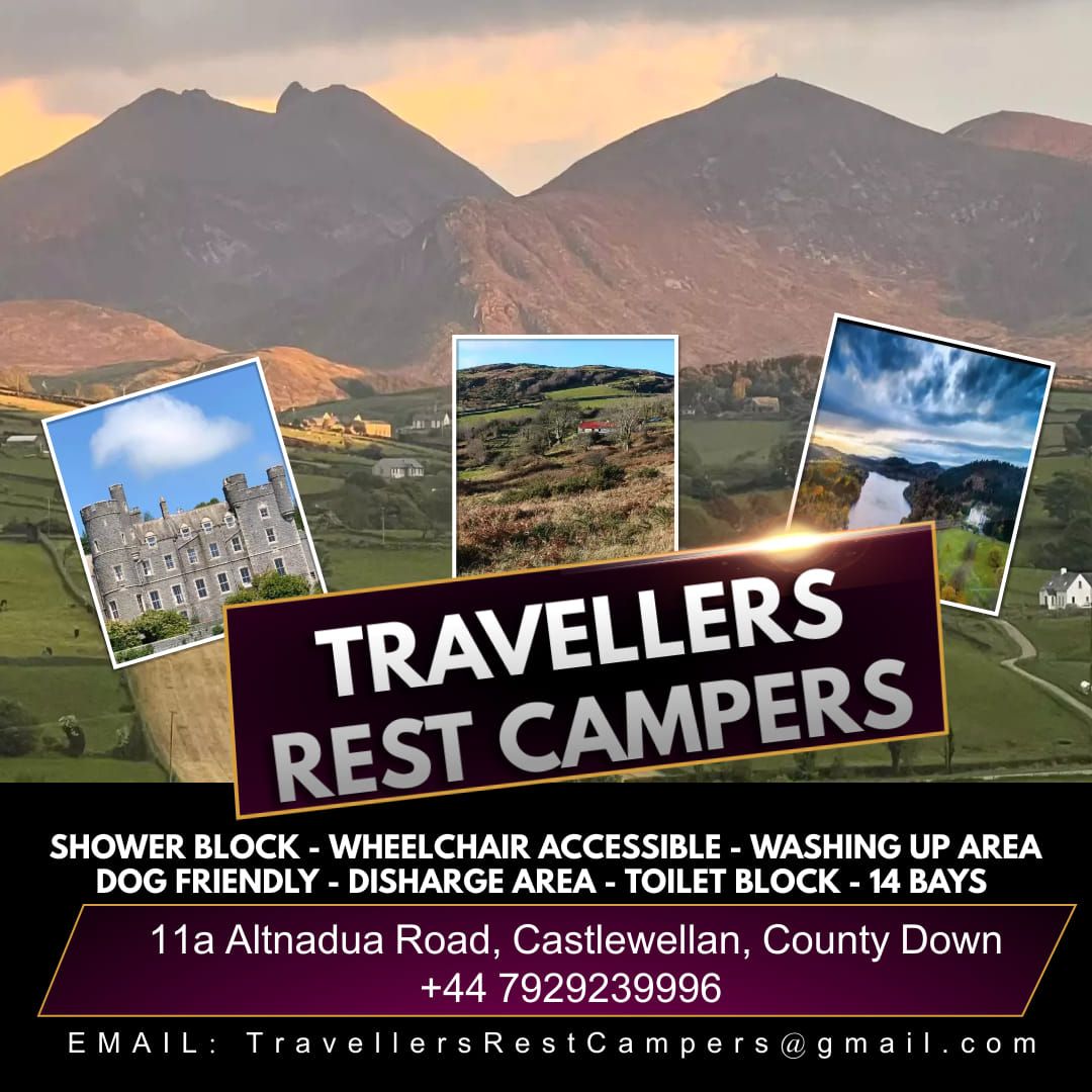 Travellers Rest Campers, Castlewellan Camping Club Card by CampingNI