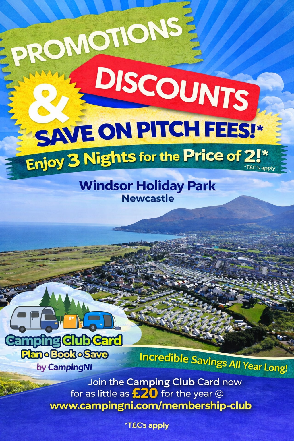 Windsor Holiday Park - Camping Club Card by CampingNI