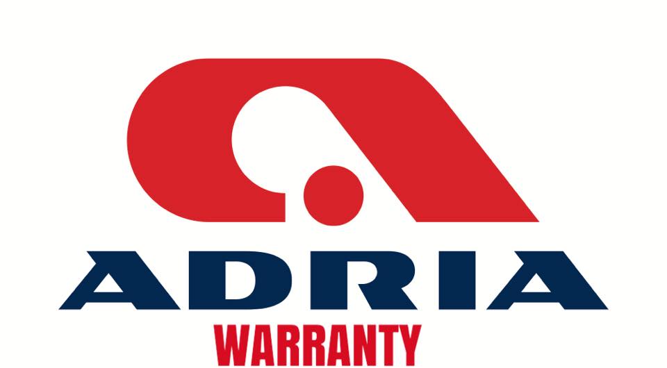 Warrranty information from Adria
