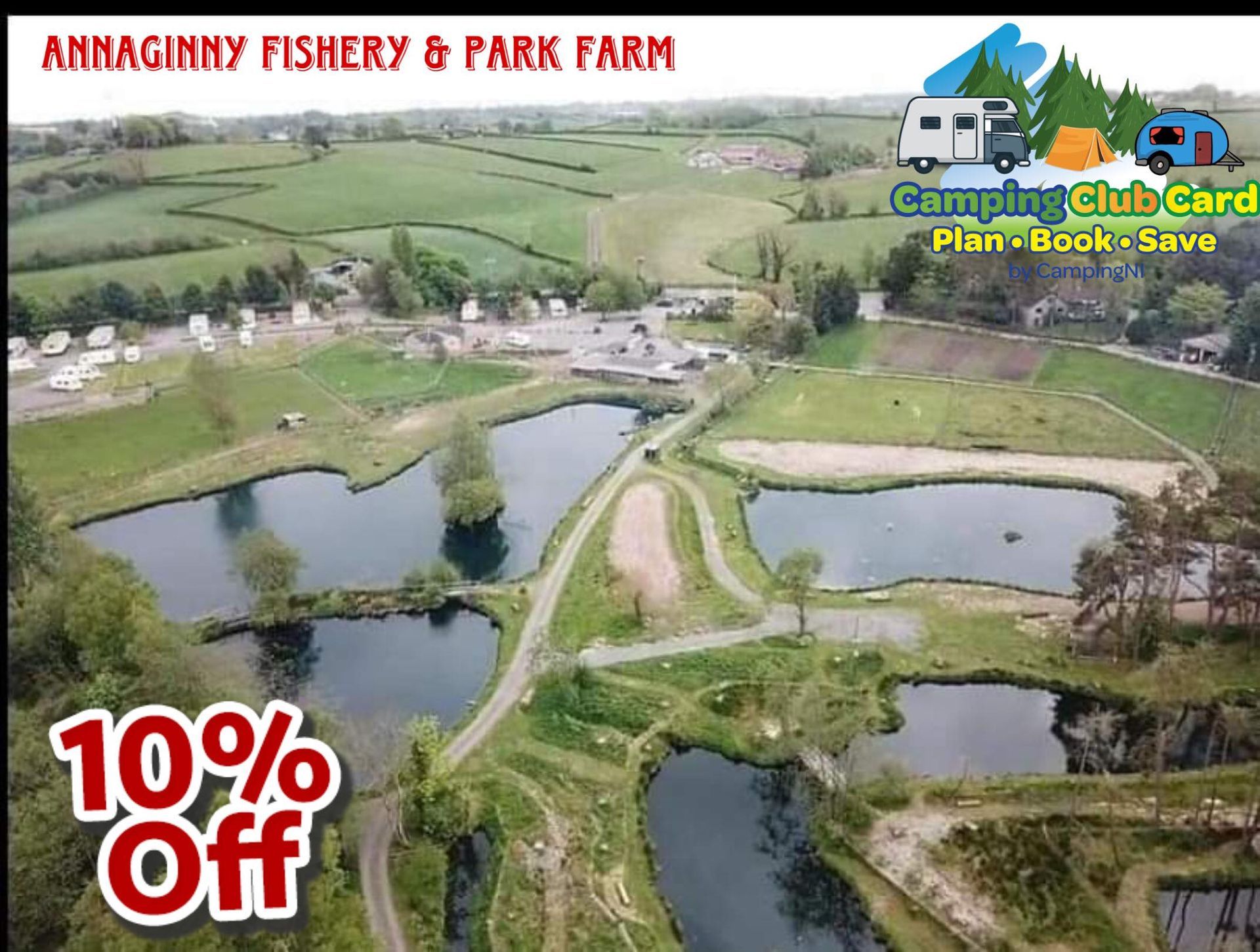 Check out Annaginny Campsite in Dungannon for  a peaceful days fishing or a stay in your caravan.