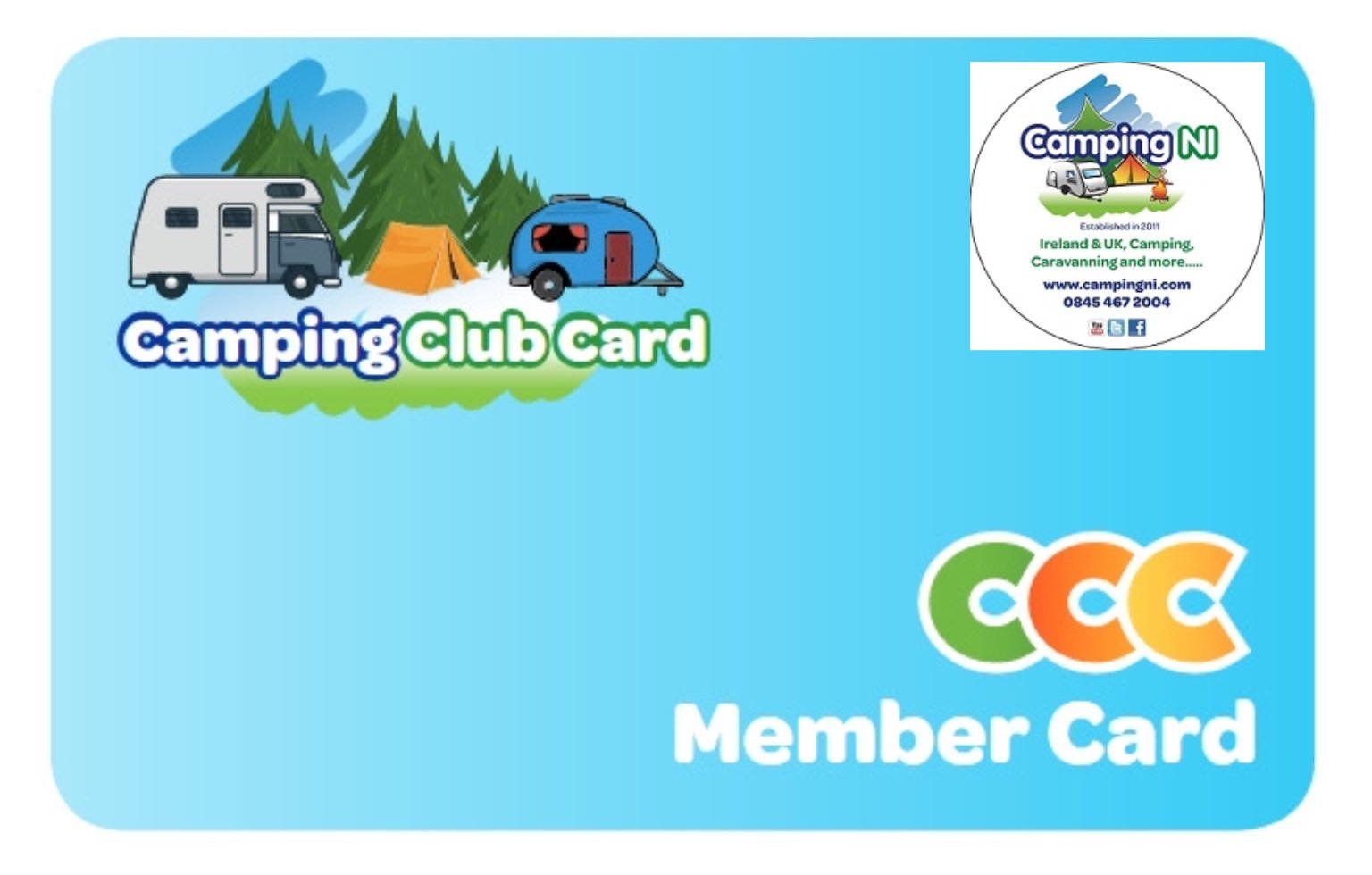 Camping Club Card CampingNI