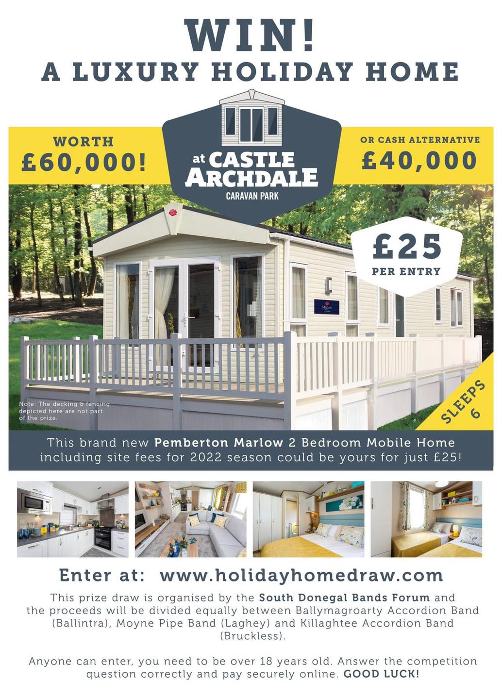 Win a holiday home worth £60,000