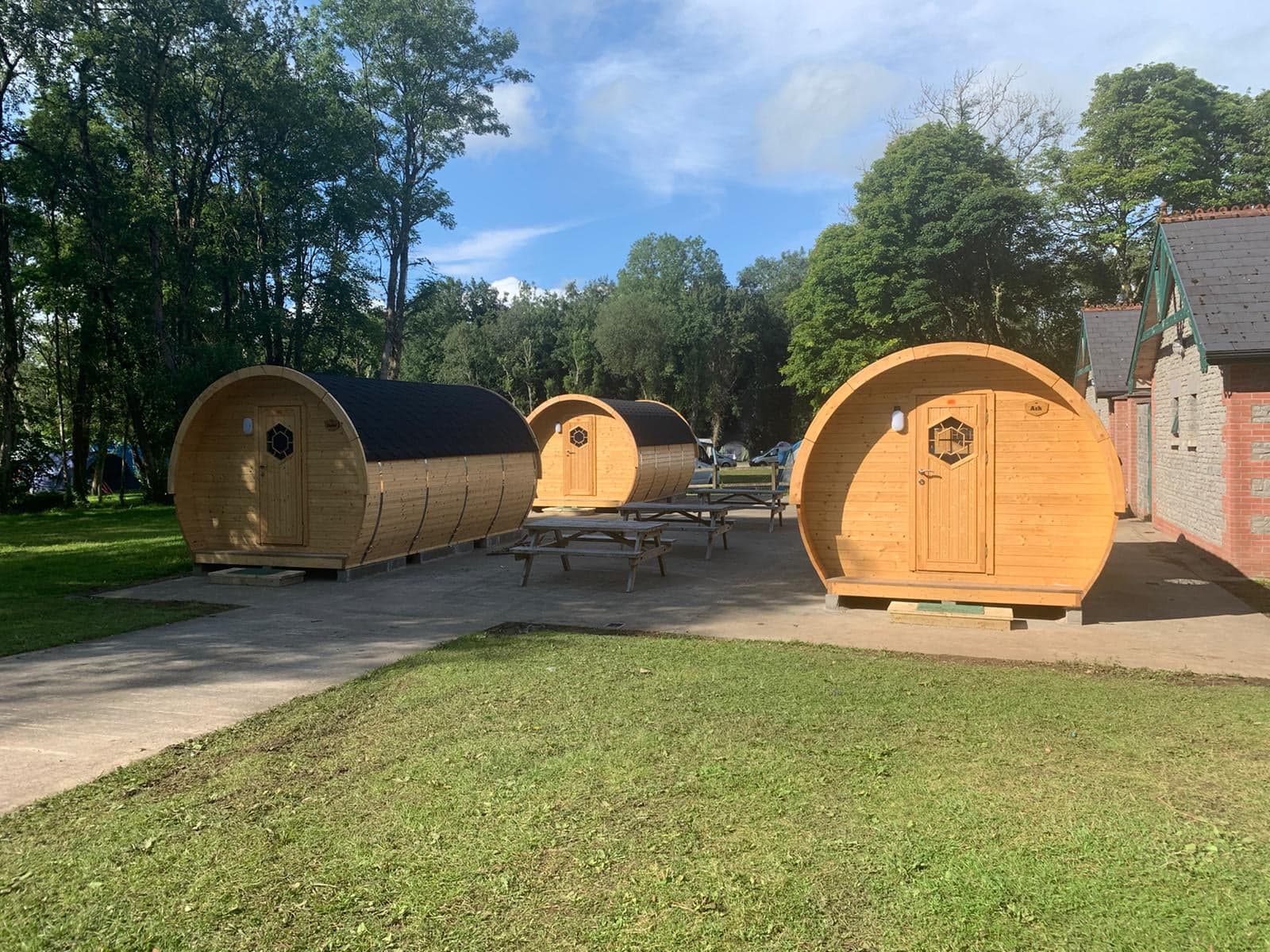 Castle Archdale Log Pods CampingNI