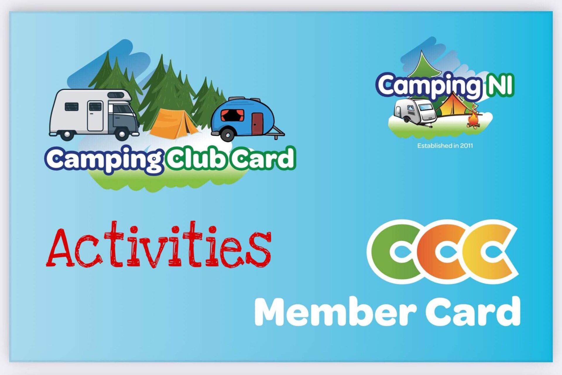 Club discounts on actvities CampingNI