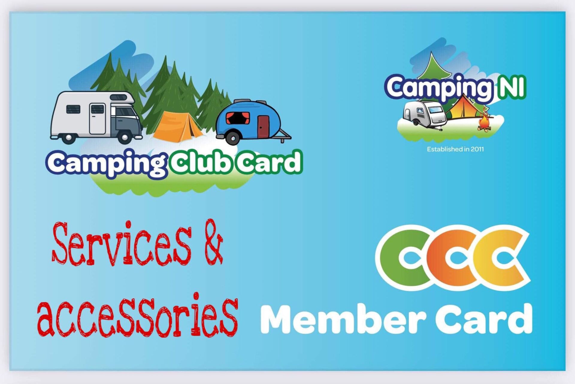 Club discounts on services & accessories CampingNI