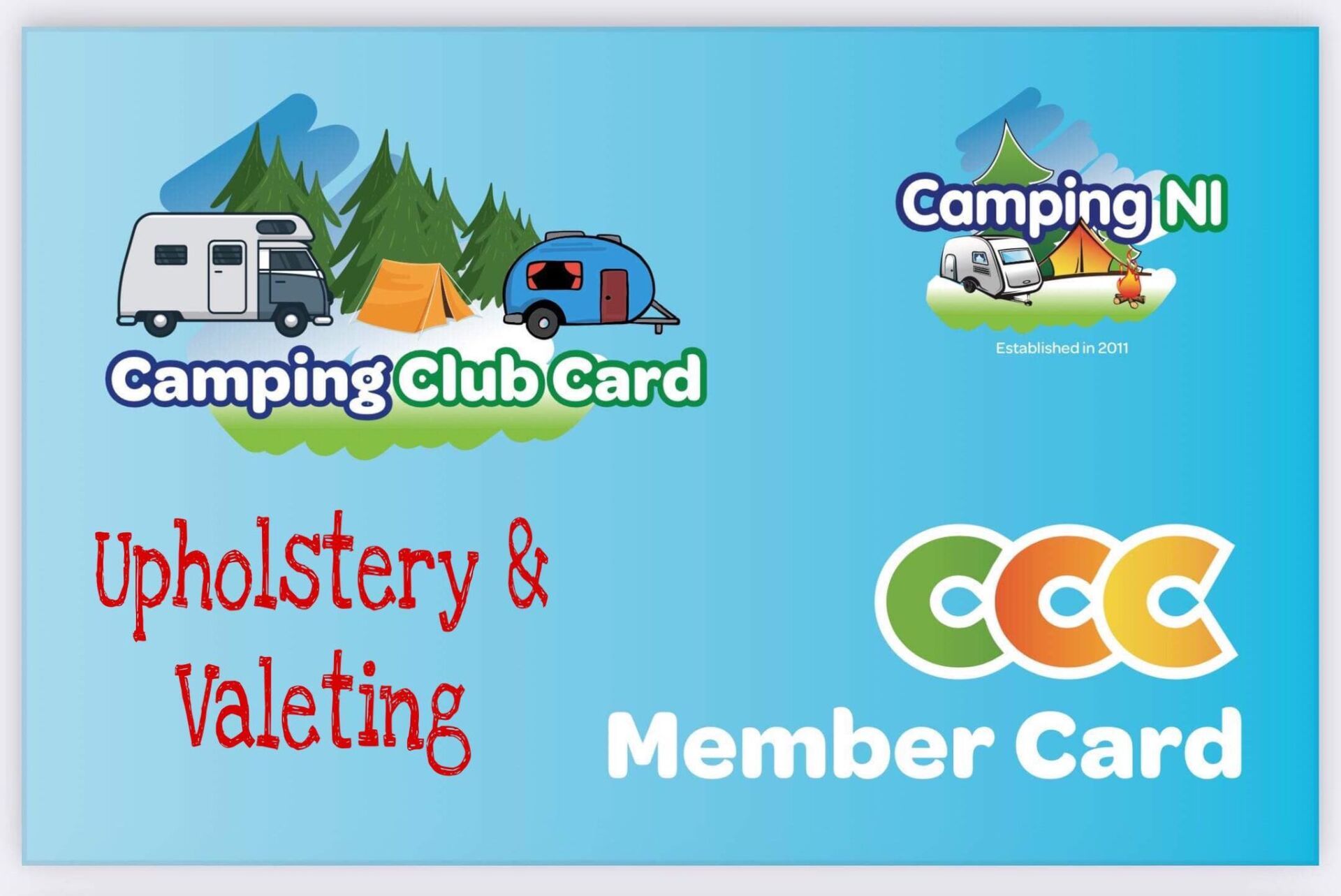 Club discounts on upholstery and valeting CampingNI