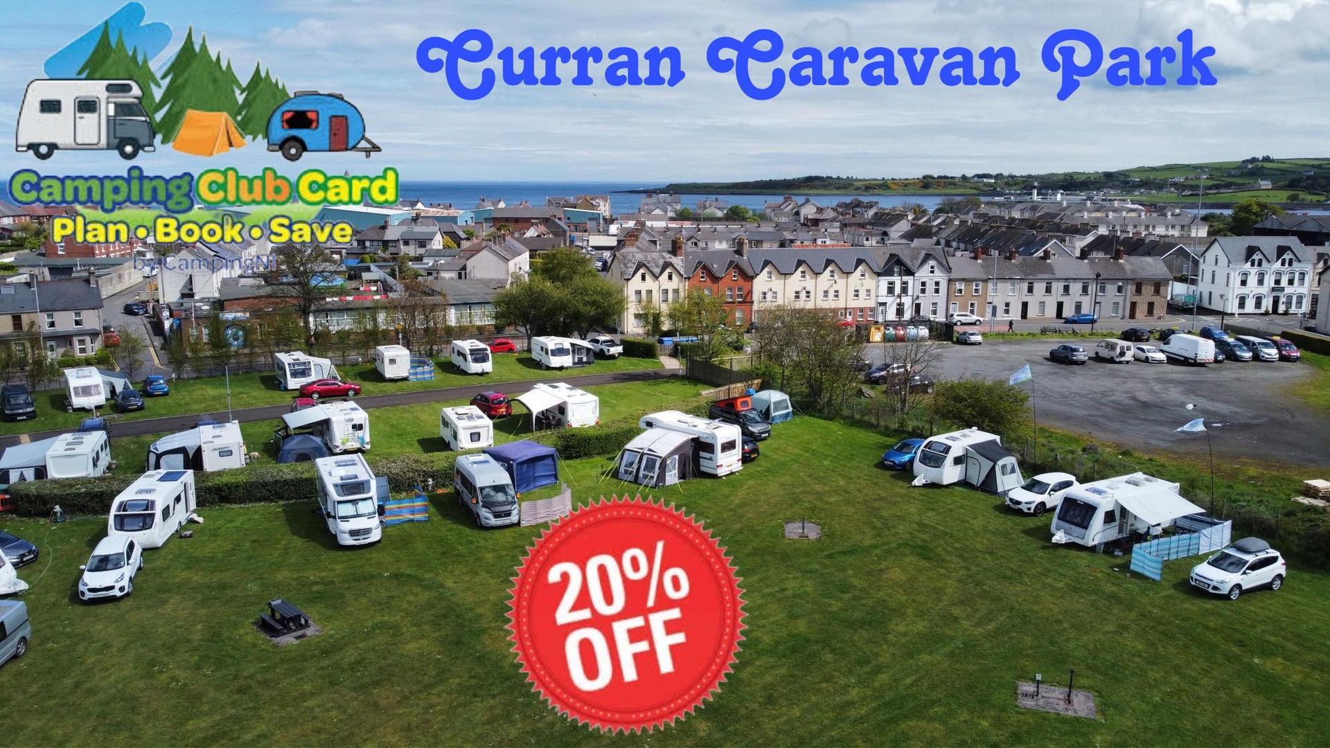 Curran Caravan Park, Larne CCC by CampingNI 20% discount