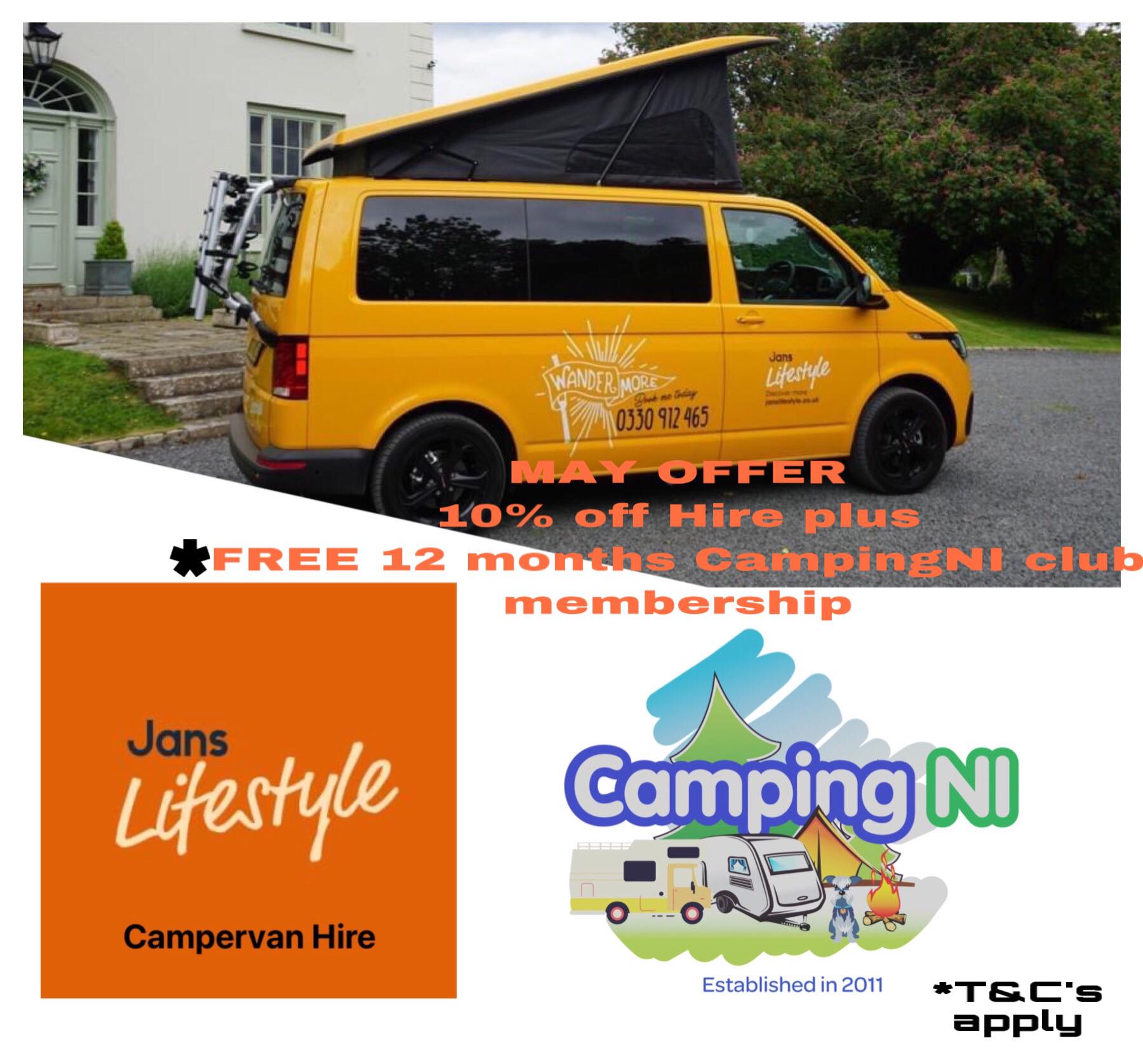 May offer Jans Lifestyle CampingNI