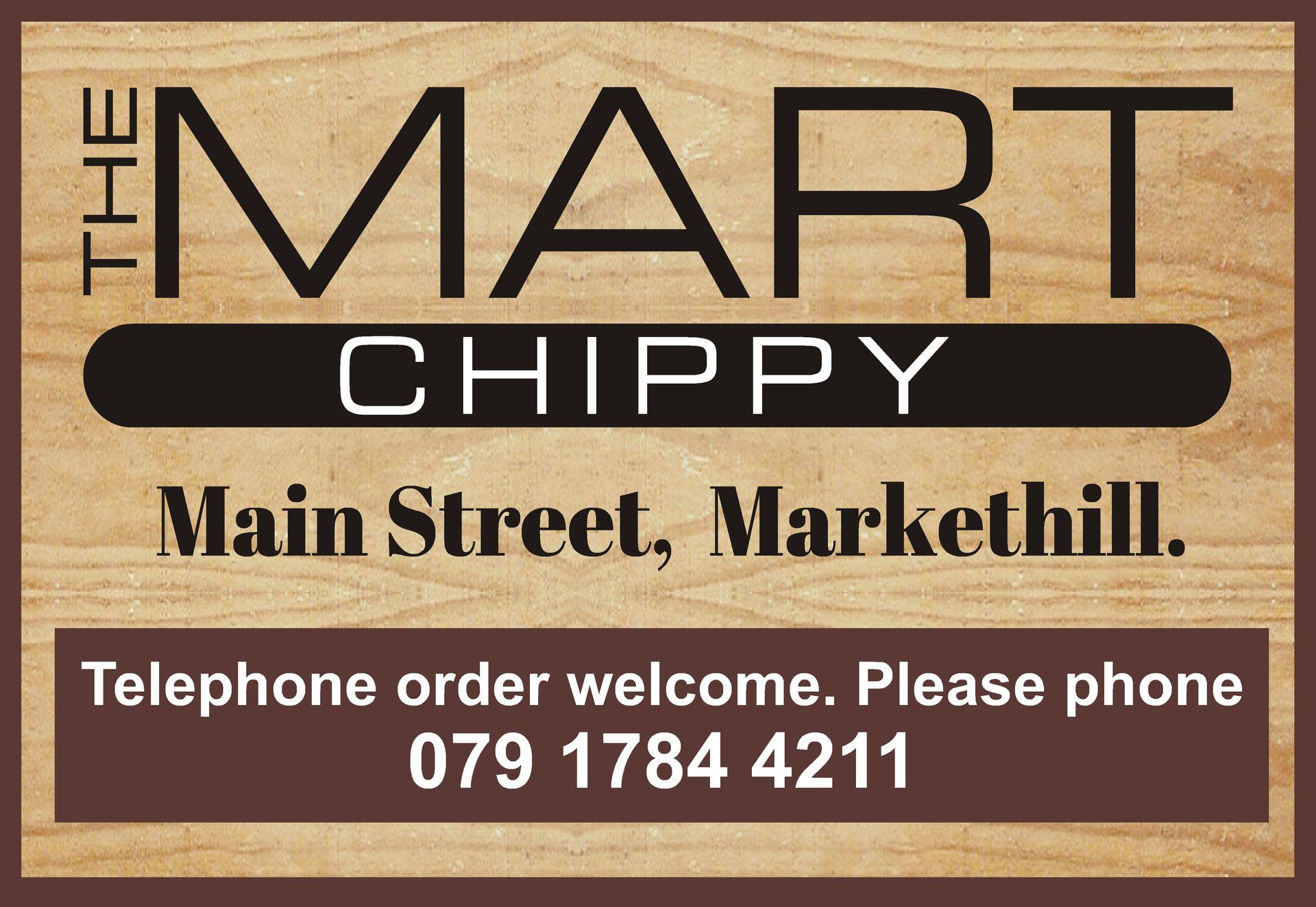 The Mart Chippy Markethill - Camping Club Card by CampingNI