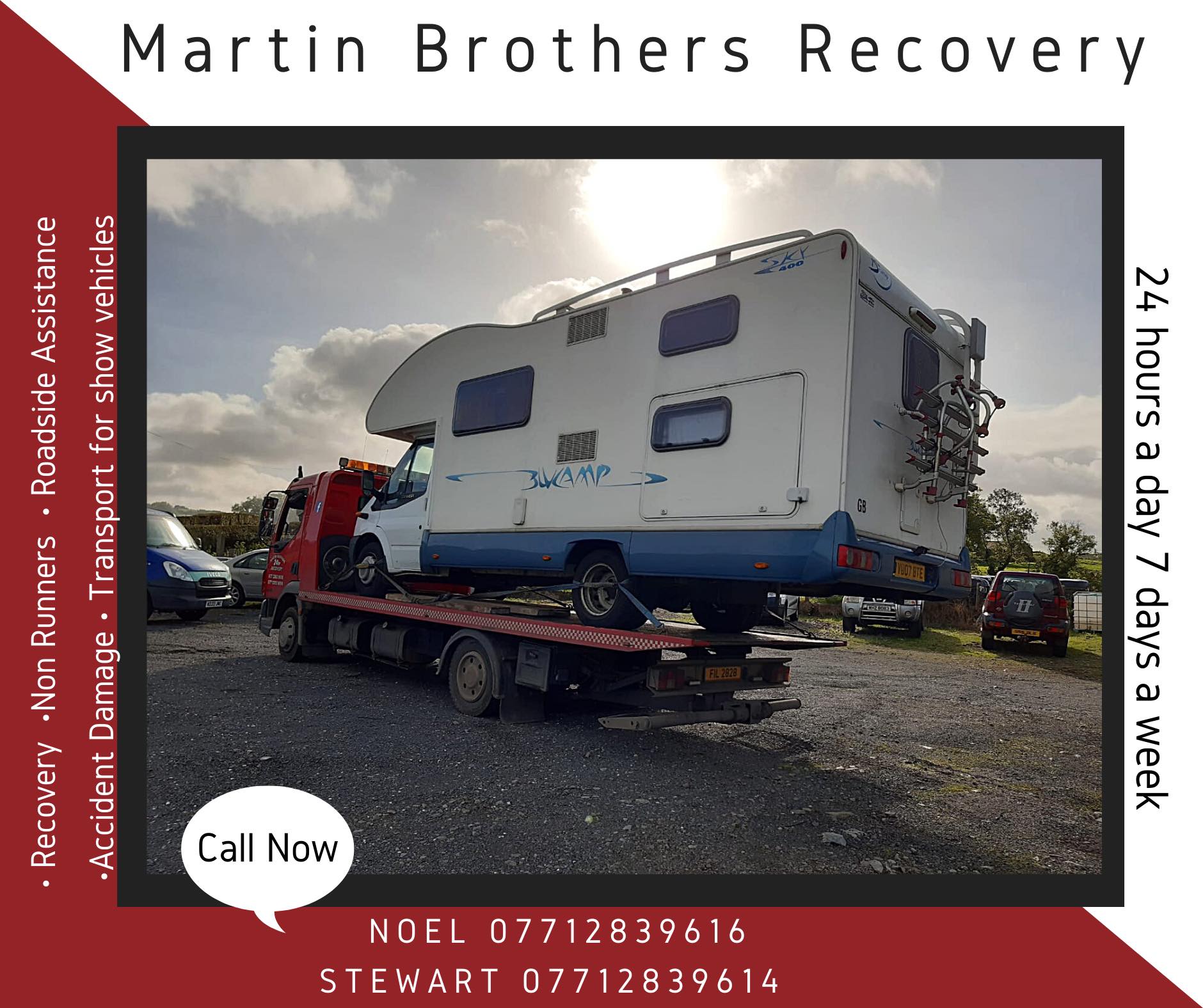 Martin Brothers Breakdown Recovery CampingNI Martin Brothers Breakdown Recovery CampingNI