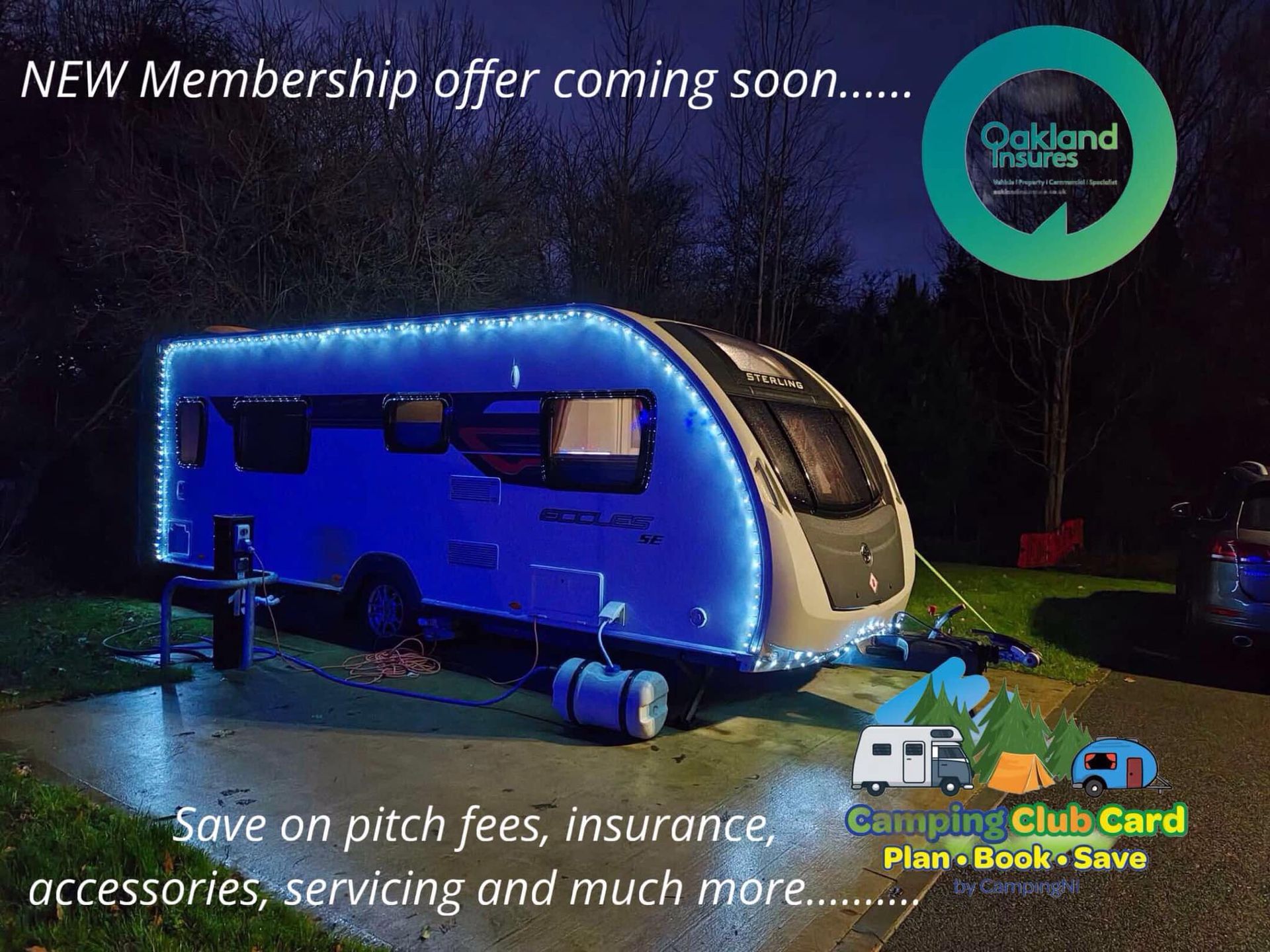New membership offer coming soon Camping Club Card by CampingNI