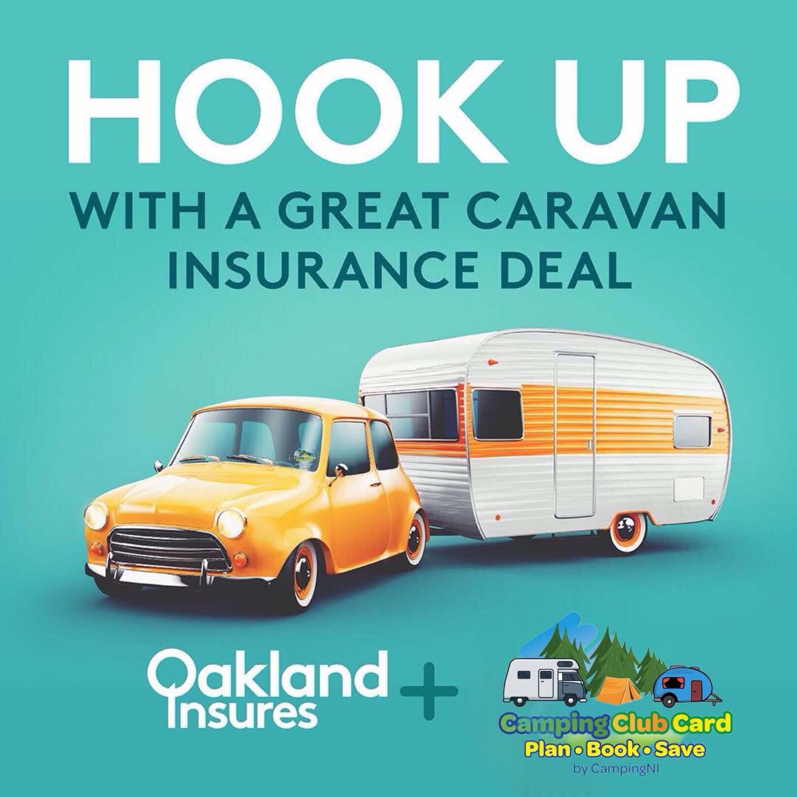 Oakland Insurance new sponsor for Camping Club Card by CampingNI 2025 and 2026 Oakland Insurance new sponsor for Camping Club Card by CampingNI 2025 and 2026