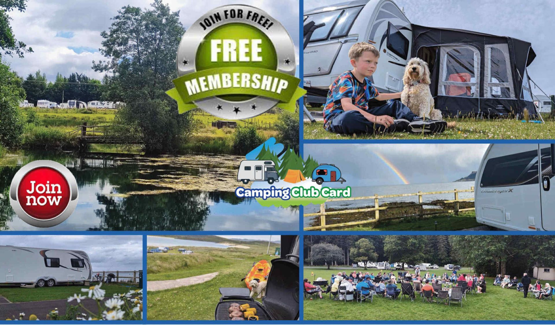 Recommend a friend to join club for free - Camping Club Card by CampingNI