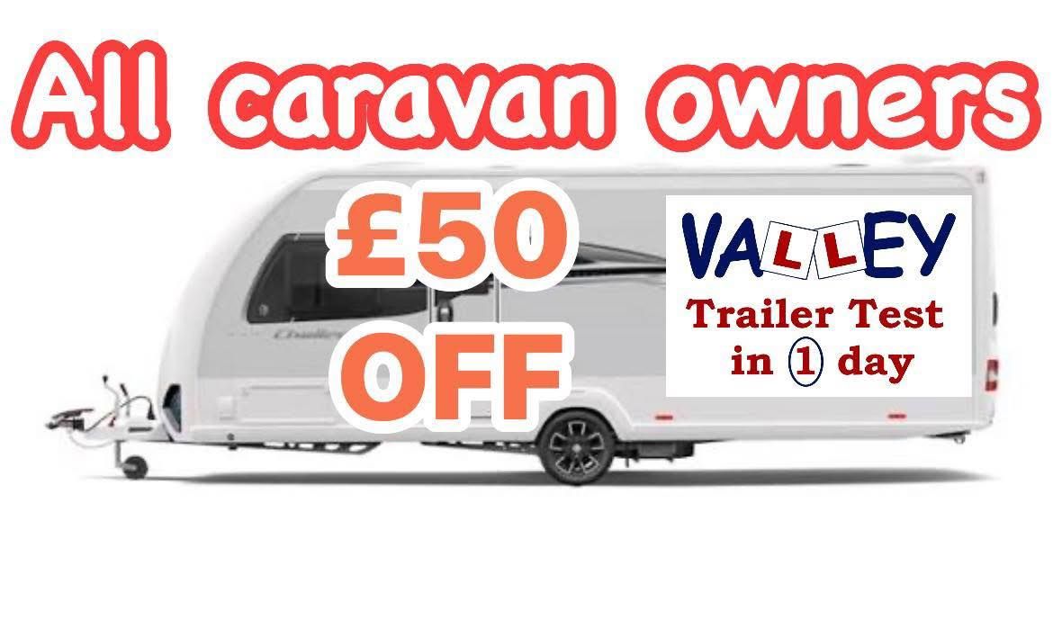 Valley Trailer Test save £50 offer - Camping Club Card