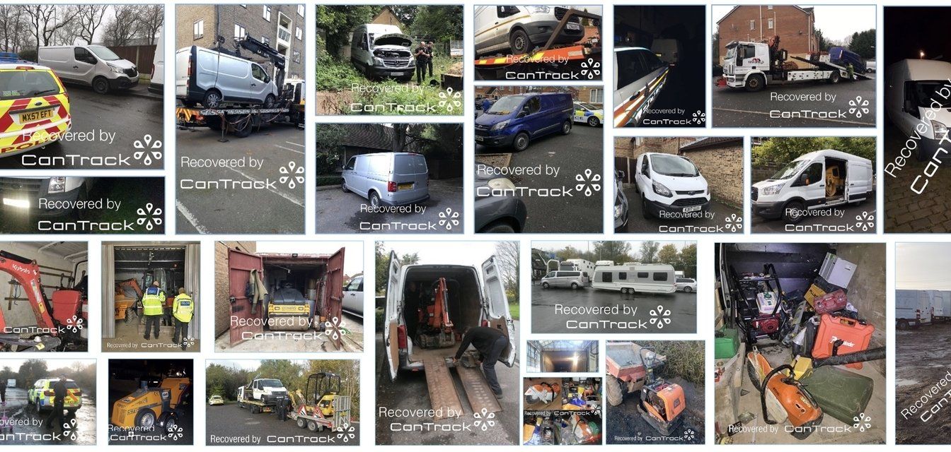 Vehicles recovered by CanTrack CampingNI
