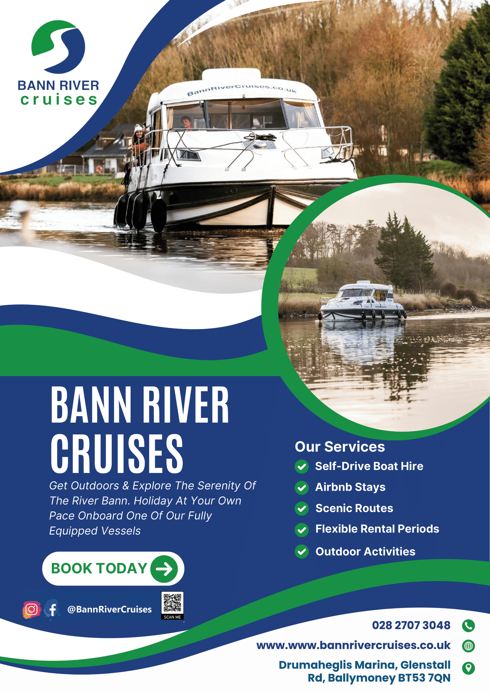 Bann River Cruises - Camping Club Card by CampingNI Bann River Cruises - Camping Club Card by CampingNI