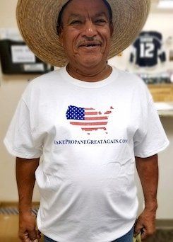Man Wearing Customized Shirt — Dewey, AZ — Yavapai Bottle Gas