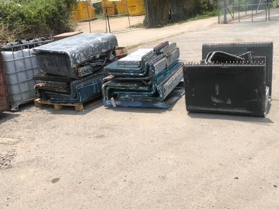 Piles Of Metal Car Parts, Likely Radiators — H&H Metal Recycling in Pelican Waters, QLD