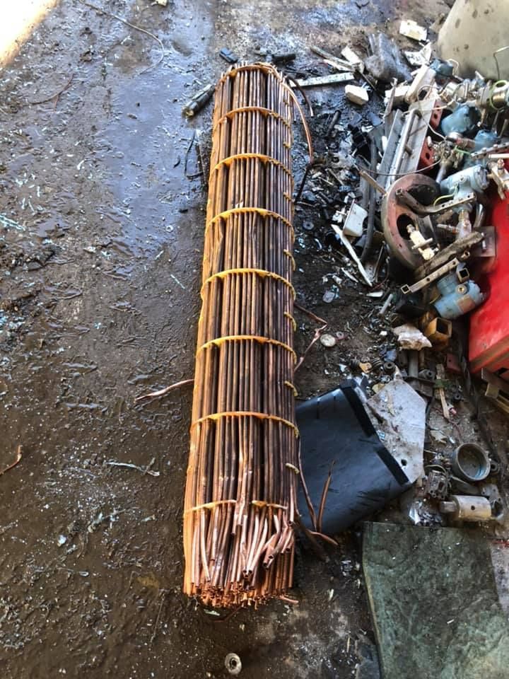 Bundle Of Brown Sticks Tied Together With Yellow Bands — H&H Metal Recycling in Beerwah, QLD