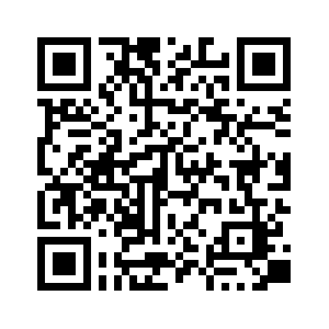 Black-and-white QR code on a white background